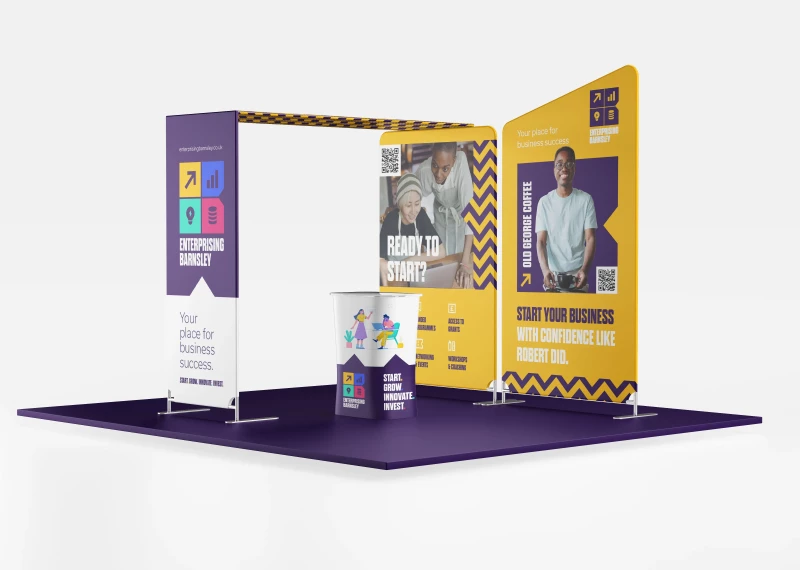 event booth mock up