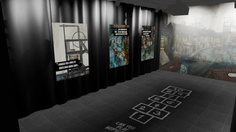 interactive exhibition render